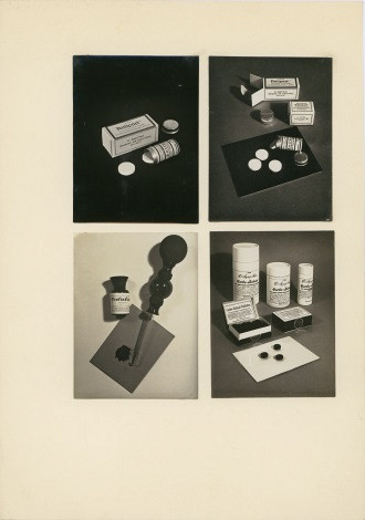 Werner Jackson: Four photographs for advertising, c. 1933, silver gelatine paper © Bauhaus-Archiv Berlin