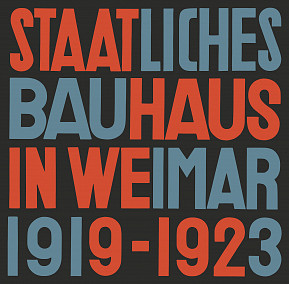 Titel des Katalogs "Staatliches Bauhaus in Weimar 1919-1923"