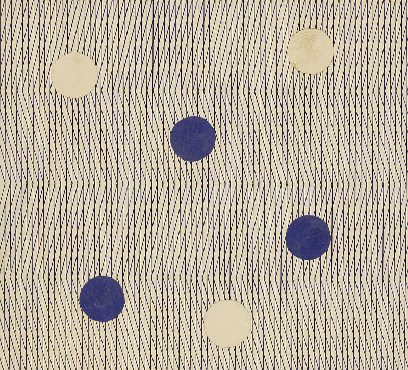 Hermann Fischer, Design for a Bauhaus wallpaper, c. 1932  / Bauhaus-Archiv Berlin