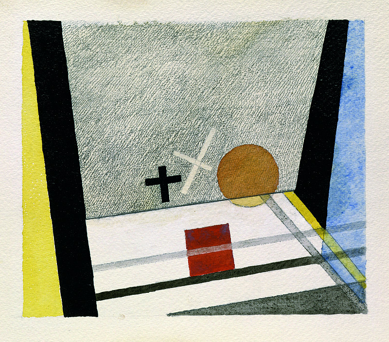László Moholy-Nagy, Ohne Titel (aus der Mappe für Walter Gropius, 1924 / Bauhaus-Archiv Berlin
