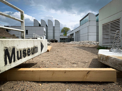 Bauhaus-Archiv / Museum für Gestaltung, construction site, May 2019 © Bauhaus-Archiv / Catrin Schmitt